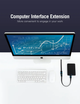 USB кабель-удлинитель Vention USB 3.0 Male to USB Female 5 Гбит/с 0.5 м Black (VAS-A13-B050) - изображение 6