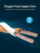 Патч корд Vention сетевой кабель RJ45 Cat8 SFTP 40 Гбит/с круглый 0.5 м Black (IKABD) - изображение 6
