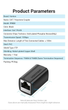 Удлинитель сетевого кабеля Vention Cat.7 10 Гбит/с FTP переходник RJ45 LAN RJ 45 Ethernet Black (IPWB0) - изображение 2