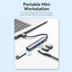 Многопортовый адаптер Vention USB 3.0 хаб нUSB 3.0 + 3x USB 2.0 0.15м 4 в 1 5 Гбит/с Gray (CKOHB) - изображение 4
