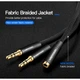 Сплиттер Vention переходник-разветвитель 3.5mm 2 AM to 3.5mm AF AUX 4-пиновый 0.6 м Black (BBLBAB) - изображение 5