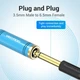Переходник Vention HiFi 3.5 mm штекер to 6.35 mm / 6.5 mm разъём аудио адаптер Blue (VAB-S04-L) - изображение 4