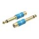 Перехідник Vention HiFi 6.35 mm / 6.5 mm штекер to RCA роз'єм аудіоадаптер Blue (VDD-C03) - зображення 1