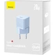 Сетевое зарядное устройство BASEUS GaN5 Fast Charger Mini 1C 20W Blue (CCGN050103) - изображение 6