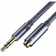 Кабель аудио удлинитель AUX Essager mini Jack 3.5 mm M/F Сable 2 м Blue (EYPY35-MYA0G) - изображение 2