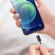 Зарядний кабель Lightning Baseus Dynamic Series 2.4A USB - Lightning 2 м Grey (CALD000516) - зображення 8