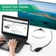 Адаптер перехідник UGREEN DisplayPort to VGA з вбудованим чипсетом 0.26 м Black (DP109) - зображення 4