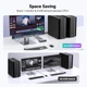 KVM-переключатель Ugreen с 4 портами USB 3.0 3 USB-A + 1 USB-C HDMI 8K Grey (CM692) - изображение 6