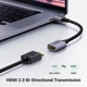 Переходник адаптер UGREEN HD160 Mini HDMI to HDMI 4K 60Hz HDR 3D Grey (90593) - изображение 6