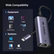 Мережевий адаптер Ugreen USB C to Rj45 Ethernet Adapter 2.5G Grey (CM648) - зображення 6