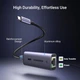Мережевий адаптер Ugreen USB C to Rj45 Ethernet Adapter 2.5G Grey (CM648) - зображення 7