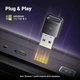 USB Bluetooth-адаптер Ugreen Bluetooth 5.4 передатчик для компьютера ноутбука Black (CM748) - изображение 3