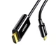 Кабель Ugreen USB Type-C to HDMI з позолоченими конекторами 1.5 м Black (MM121) - зображення 1