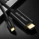 Кабель Ugreen USB Type-C to HDMI з позолоченими конекторами 1.5 м Black (MM121) - зображення 3
