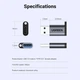 Адаптер перехідник UGREEN Type C для USB A Charger Cable Converter Black (US276) - зображення 7