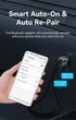 Bluetooth-ресивер Vention Bluetooth 5.0 AUX 3.5 мм 2 в 1 автомобильный аудиоадаптер (NAGHG) - изображение 8