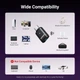 USB Bluetooth-адаптер Ugreen Bluetooth 5.3 USB-C aptX Adaptive аудиопередатчик для наушников Black (BT501) - изображение 3