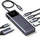 USB-Хаб UGREEN Uno 6 in 1 USB-C Hub with 10Gbps USB-C & USB-A Data Ports 4K@60Hz HDMI Grey (CM888) - зображення 1