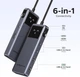 USB-Хаб UGREEN Uno 6 in 1 USB-C Hub with 10Gbps USB-C & USB-A Data Ports 4K@60Hz HDMI Grey (CM888) - зображення 2