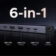 USB-концентратор UGREEN Revodok Pro 10Gbps USB C Hub HDMI 4K @ 60Hz USB C Adapter Grey (CM818) - зображення 2