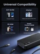 Внешний аккумулятор повербанк UGREEN Power Bank, 20000mAh 22.5W Portable Charger USB C Input & Out Black (PB312) - изображение 7