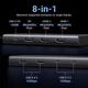 USB-Хаб UGREEN Type-C 4K Triple Display USB C Hub with 2 HDMI, DP, 2 USB A & C 3.2 Ports, 100W PD Grey (CM639) - изображение 2