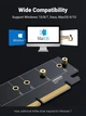 Карта расширения для ПК адаптер Ugreen M.2 NVMe PCIe с радиатором X16/X8/X4 (CM465) - изображение 4