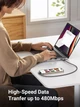 Кабель зарядный UGREEN USB-C to Lightning MFi с углом 90 градусов 1.5 м Black (US305) - изображение 5