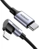 Кабель зарядный UGREEN USB-C to Lightning MFi с углом 90 градусов 1.5 м Black (US305) - изображение 8