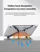 Настольная подставка для ноутбука UGREEN X Type Folding Laptop Stand Grey (LP838) - изображение 9