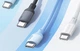 Кабель зарядный UGREEN 60W PD USB C to USB C Data Transmission Cable 1 м Blue (US563) - изображение 2