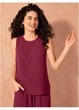 Блузка з коротким рукавом для жінки Esmara LYCRA® 462862 34(XS) бордовий - зображення 2