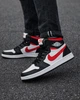 Кросівки чоловічі NK Jordan Retro 1 Hight 42 (26.5 см) Black White Red (арт 1316) - изображение 2