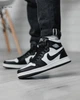 Кросівки чоловічі NK Jordan Retro 1 Hight 43 (27 см) Black White (арт 1313) - зображення 4