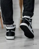 Кросівки чоловічі NK Jordan Retro 1 Hight 43 (27 см) Black White (арт 1313) - зображення 7
