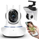 Бездротова поворотна камера WIFI IP360 Elite Lux EL-Q5 на 5 антен 360 градусів з датчиком руху та нічним баченням - зображення 1