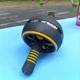 Ролик для пресса KKL одноколесный с ковриком Black/Yellow 31416116 - изображение 4
