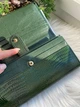 Кошелек женский зеленый лаковая кожа 06-SH8017 - изображение 3