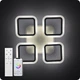 Люстра светодиодная 517 Light 3color с пультом 72Вт Белый (01321) - изображение 8