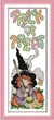 Набор для вышивания по нанесённой на канву схеме "Halloween (2)". AIDA 14CT printed 16*36 см - изображение 1