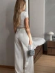 Базовые женские классические брюки белые 42-44 р4942.391 - изображение 14