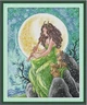 Набір для вишивання за нанесеною на канву схемою "Melody In The Moonlight". AIDA 14CT printed, 29*34см - зображення 1