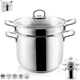 Garnek do gotowania na parze Orion Anett stalowy 5 l (8680465059946) - obraz 2