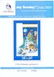 Набор для вышивания по нанесённой на канву схеме "Christmas stocking (3)". AIDA 14CT printed 42*60 см - изображение 2