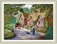 Набор для вышивания по нанесённой на канву схеме "Life in countryside ".AIDA 14CT printed , 47*36 см - изображение 1