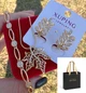 Набір прикрас Xuping Листок 4 в 1 (ланцюжок, кулон, сережки, браслет) 18K 77-560 - зображення 2