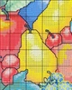 Набор для вышивания "Fruit basket (6)".AIDA 14CT, 42*32 см. БЕЗ нанесения на канву схемы - изображение 6
