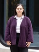 Кардиган женский UNIQLO 428212454 L Фиолетовый (1159852963) - изображение 1