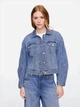 Джинсовая женская куртка Gap 750527567 S Синяя (1159853156) - изображение 1