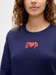 Спортивный костюм женский на флисе Gap 827763687 L Синий (1159853045) - изображение 4